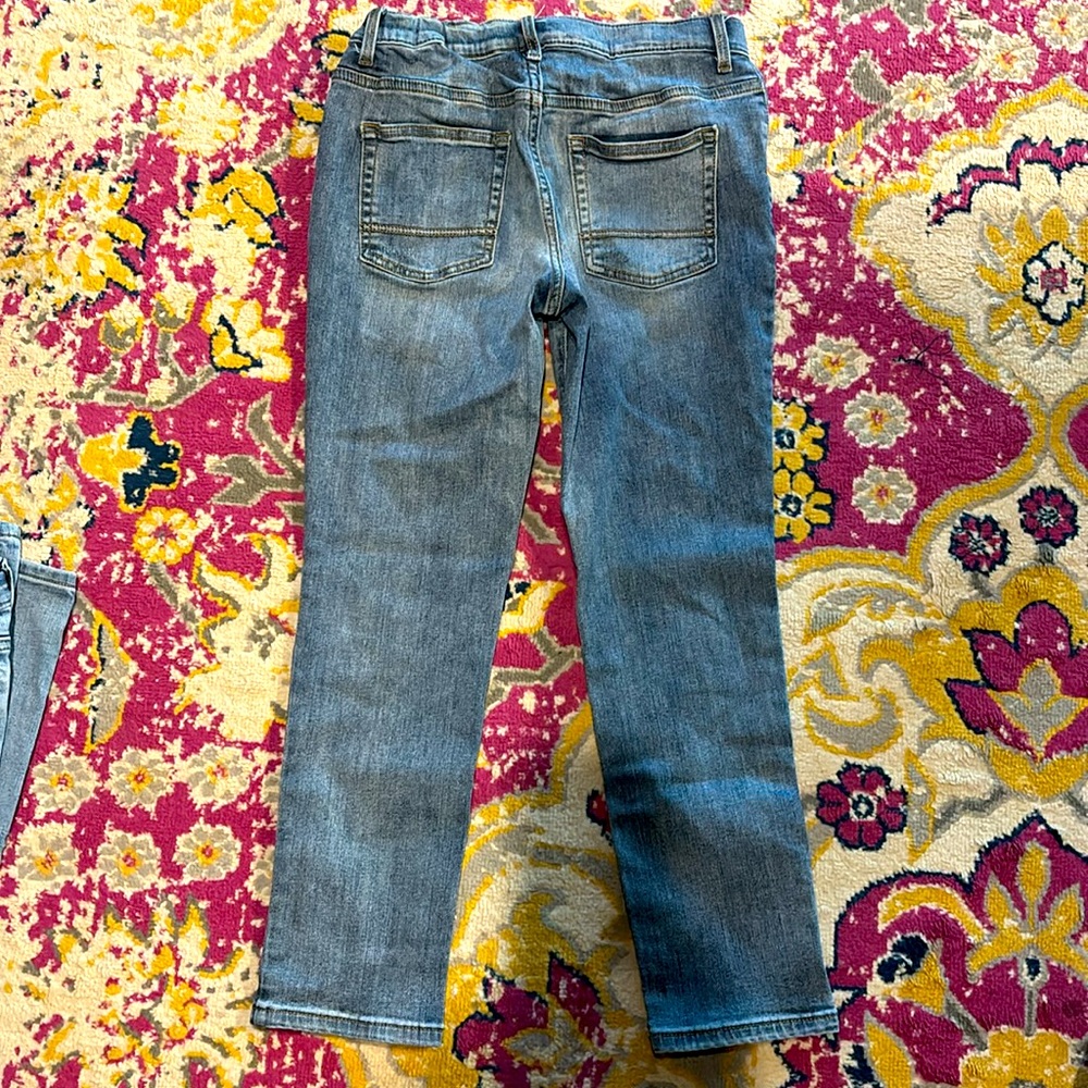 2 pairs boys size 14 Cat and Jack jeans - Picture 6 of 7